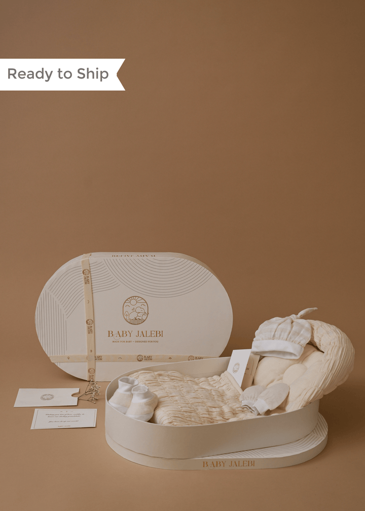Baby Jalebi The Oval - Picture Perfect Gift Box - Ecru