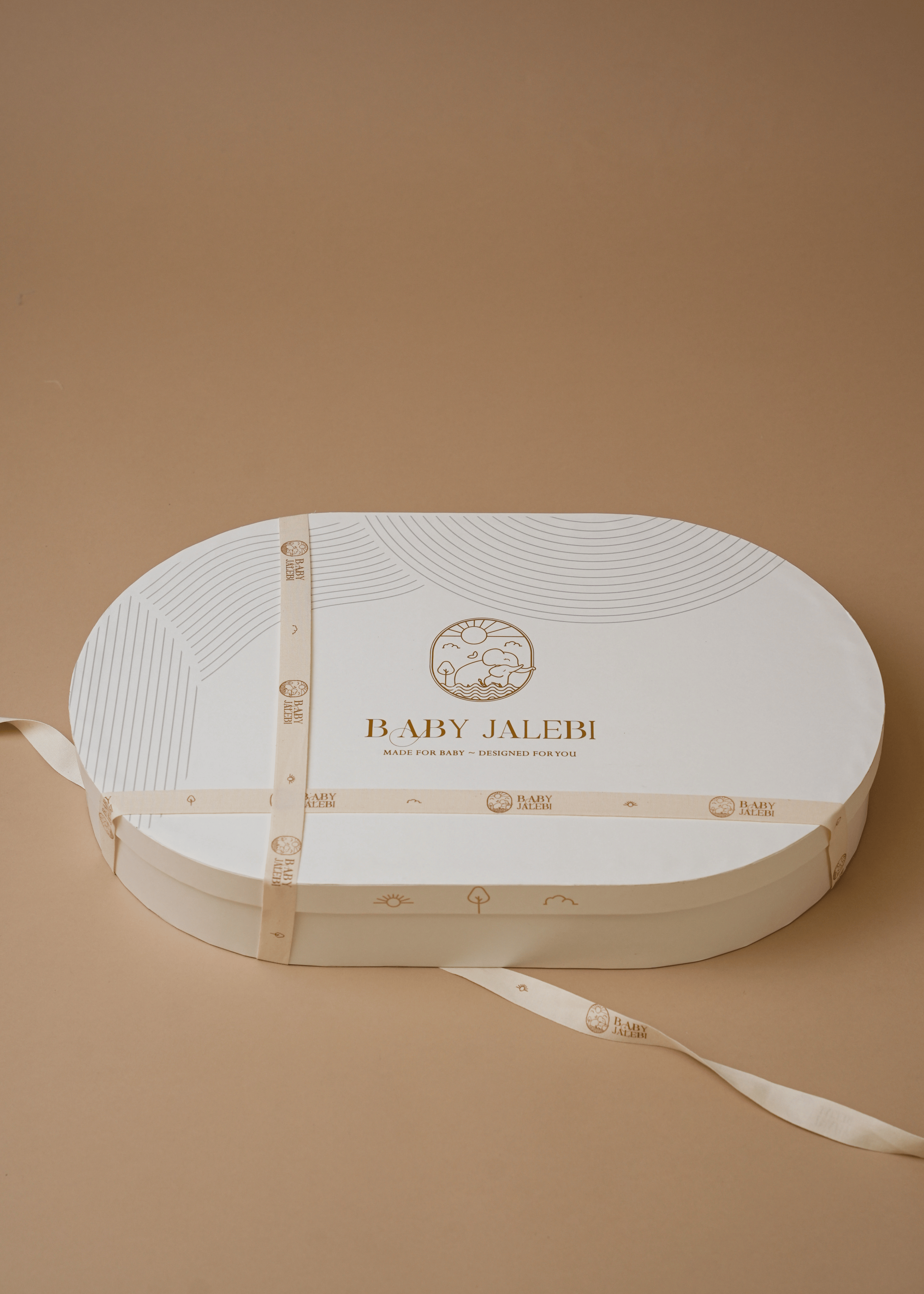 Baby Jalebi The Oval - Picture Perfect Gift Box - Grey