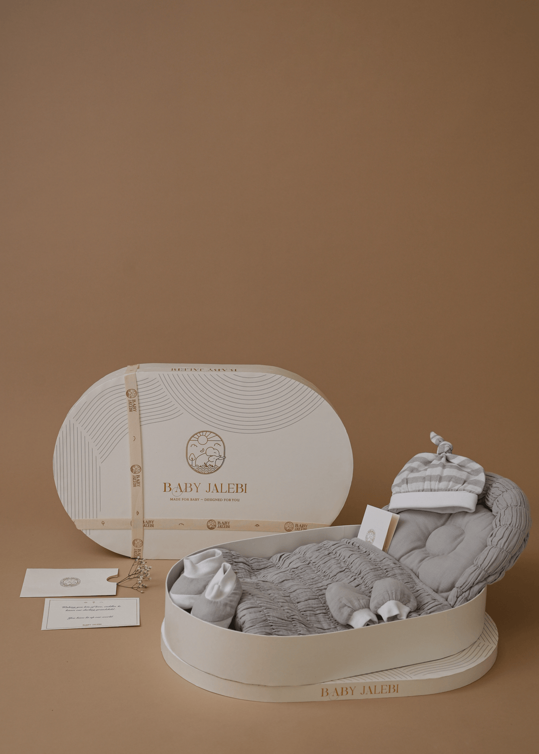 Baby Jalebi The Oval - Picture Perfect Gift Box - Grey