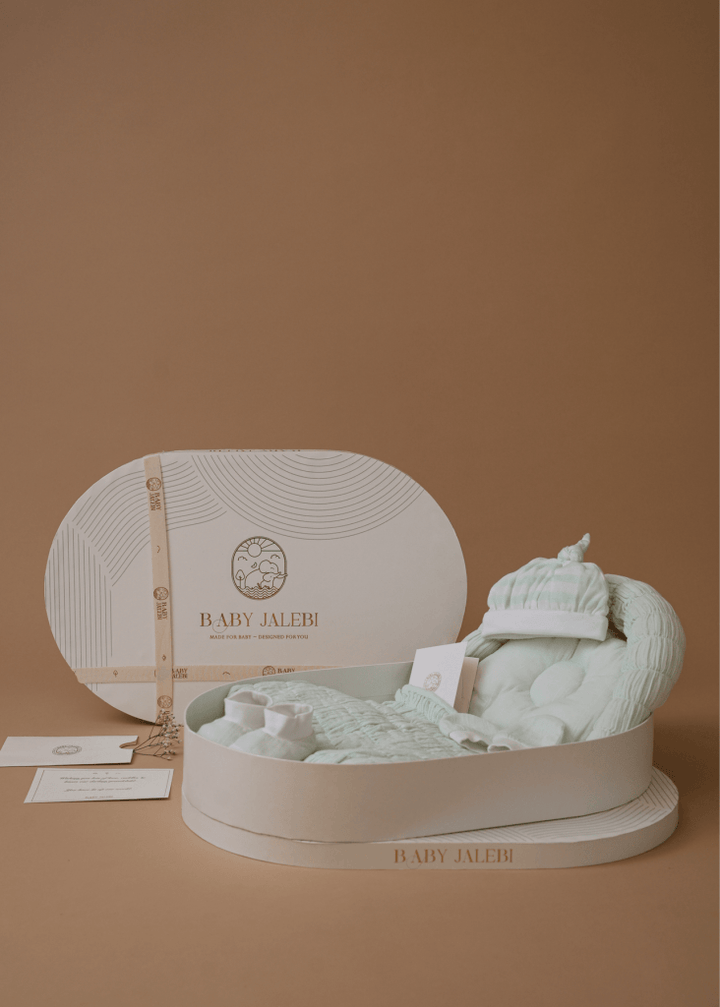 The Oval - Picture Perfect Gift Box - Mint - Baby Jalebi