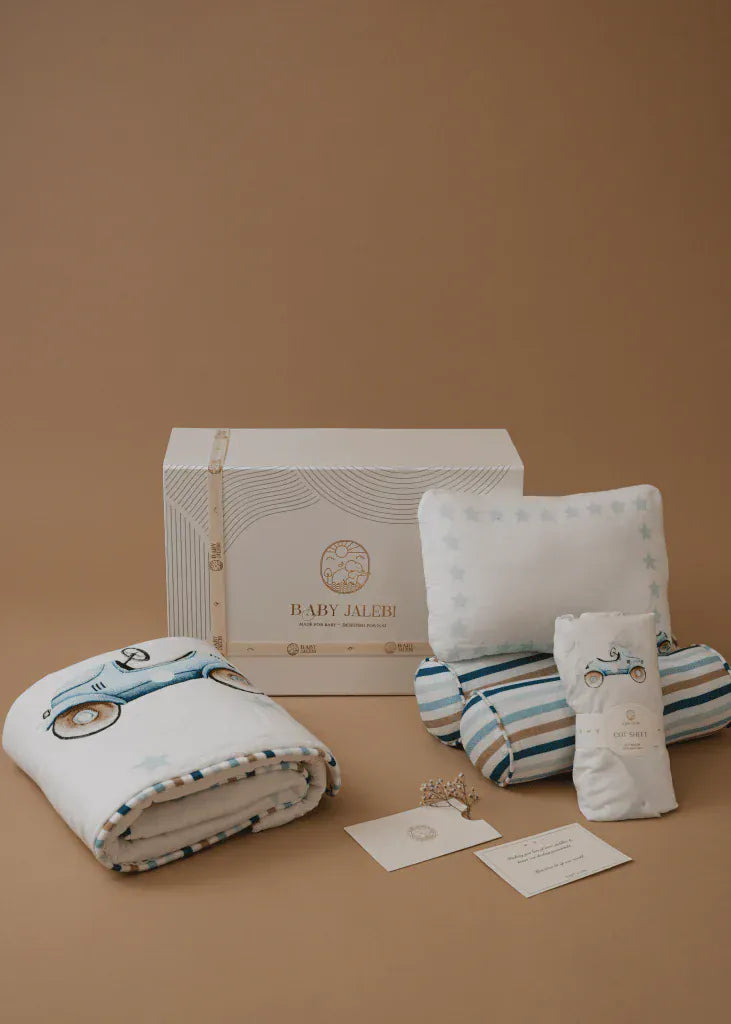 Baby Jalebi The Ultimate Newborn Essentials Bundle – Blue