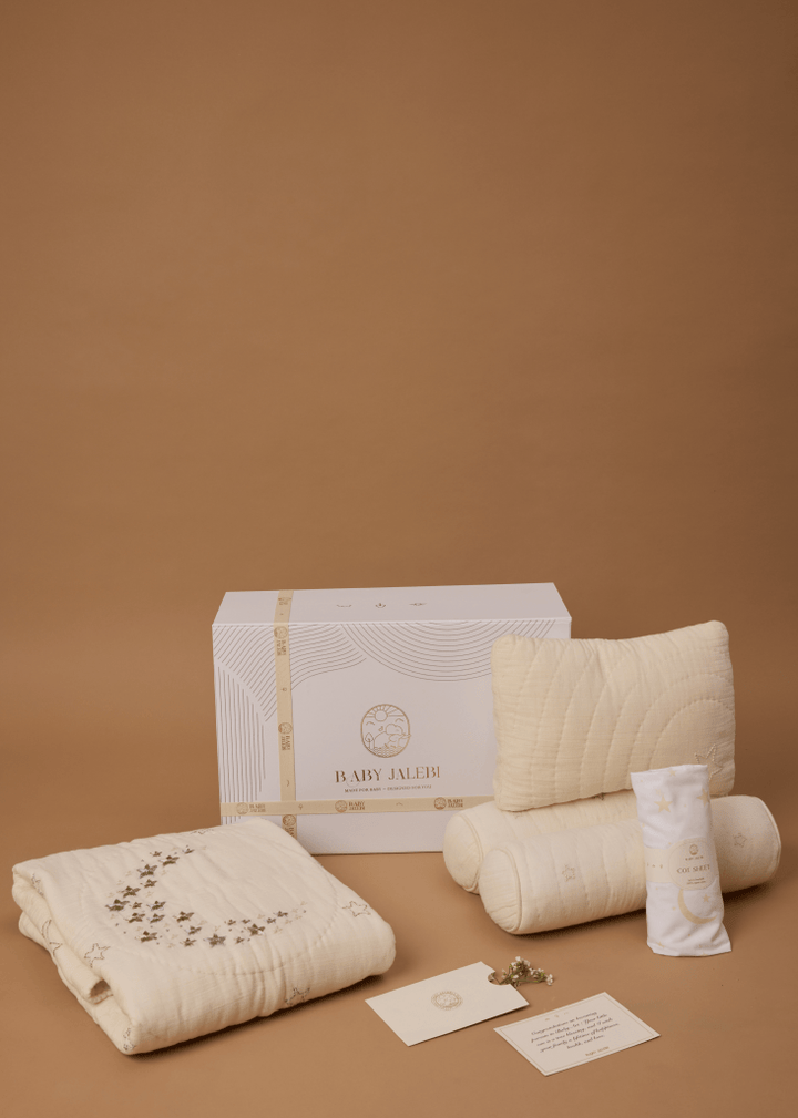 Baby Jalebi The Ultimate Newborn Essentials Bundle  - Ecru
