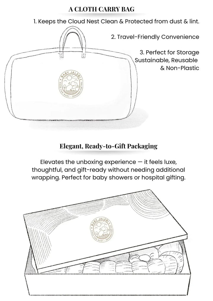 Baby Jalebi The Ultimate Newborn Essentials Bundle - Grey