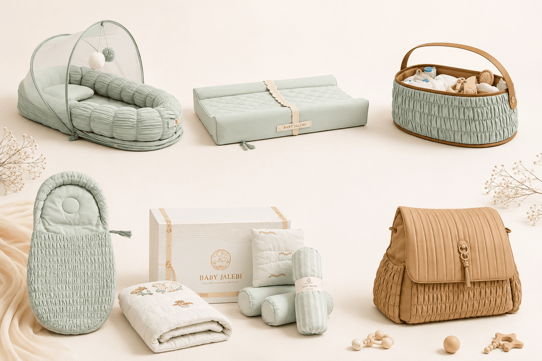 Baby Jalebi The Ultimate Newborn Essentials Bundle  - Mint