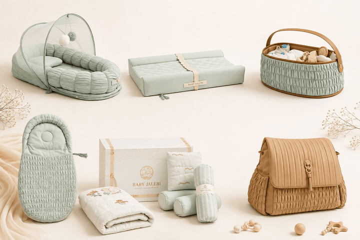 Baby Jalebi The Ultimate Newborn Essentials Bundle  - Mint