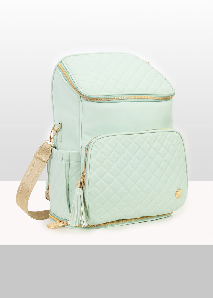 The Super Trooper Luxe Diaper Bag - Mint Aqua