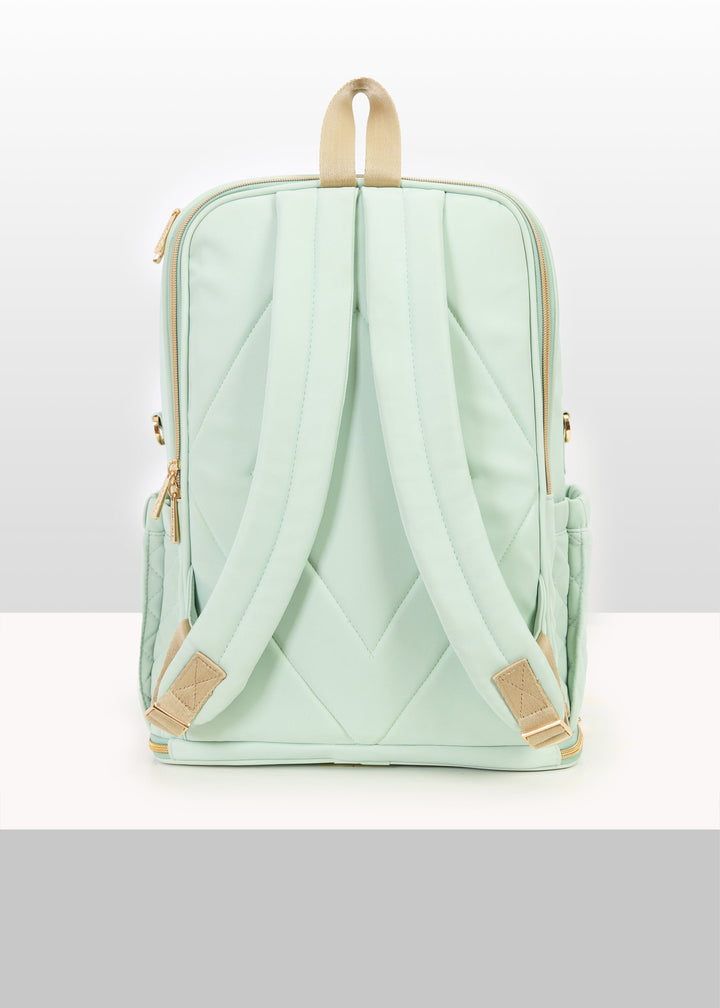 The Super Trooper Luxe Diaper Bag - Mint Aqua