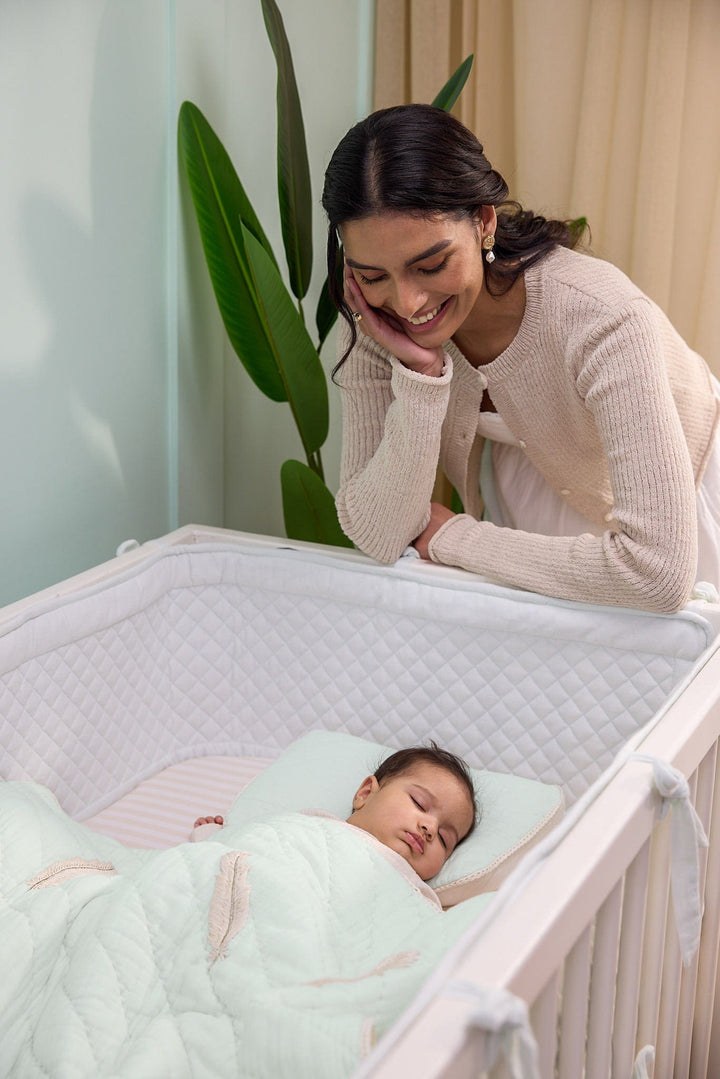 Plume Complete Cot Bedding Set with Bumper