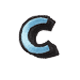 JUICE Alphabets 3D C small