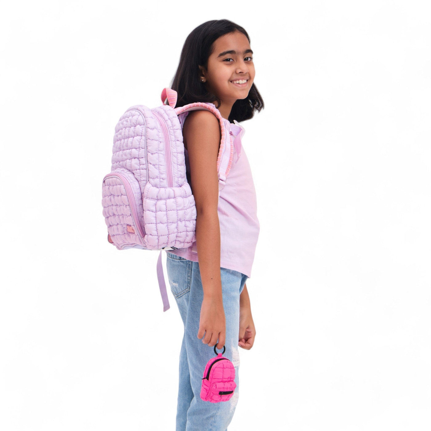 JUICE Backpacks Boba Mini Backpack Hot Pink