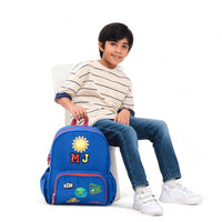 Moji Medium Backpack - Bomba Blue - Baby Jalebi