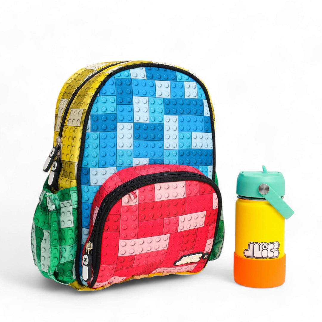 JUICE Blocks Small Backpack & Bottle Set