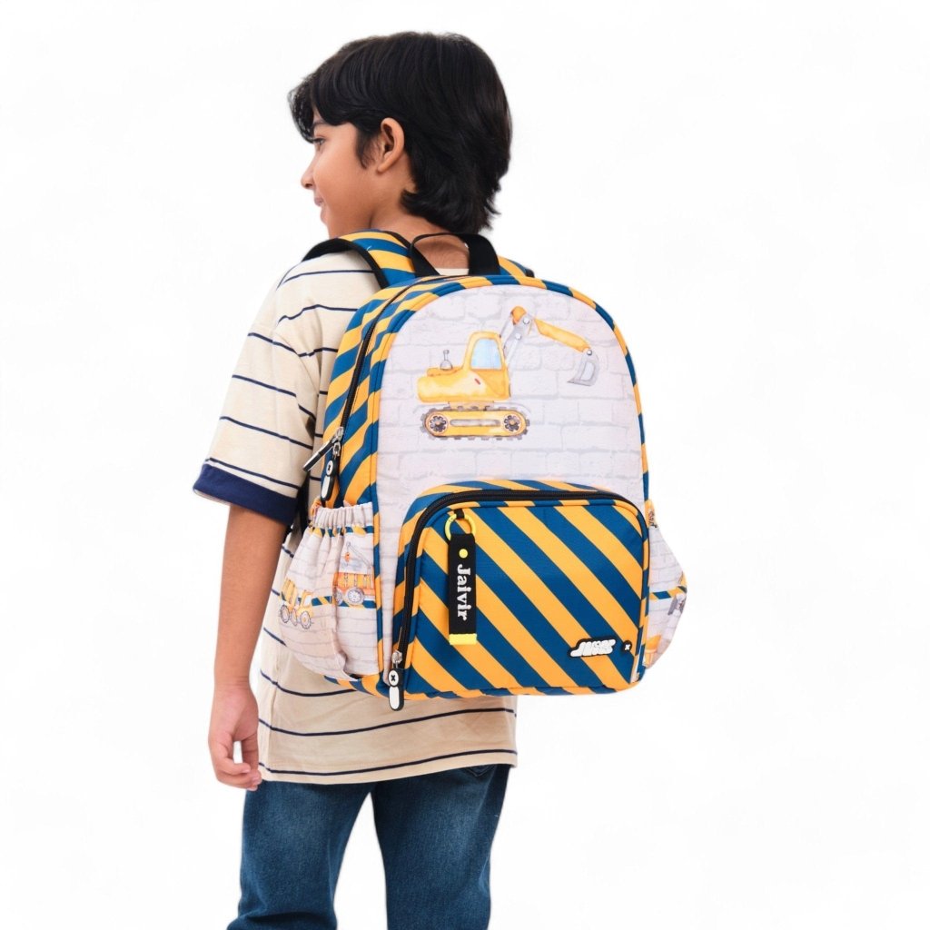 Construction Medium Backpack - Baby Jalebi