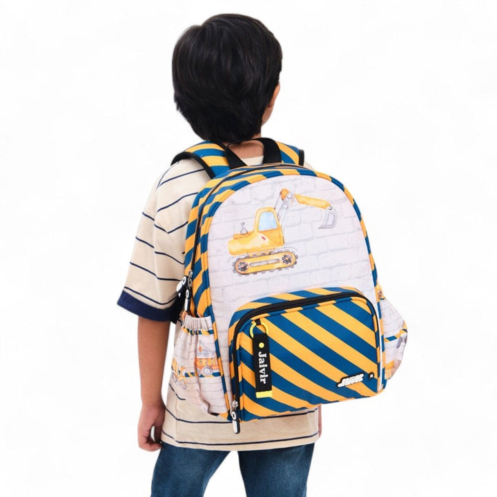 Construction Medium Backpack - Baby Jalebi