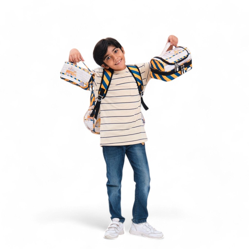 Construction Medium Backpack - Baby Jalebi