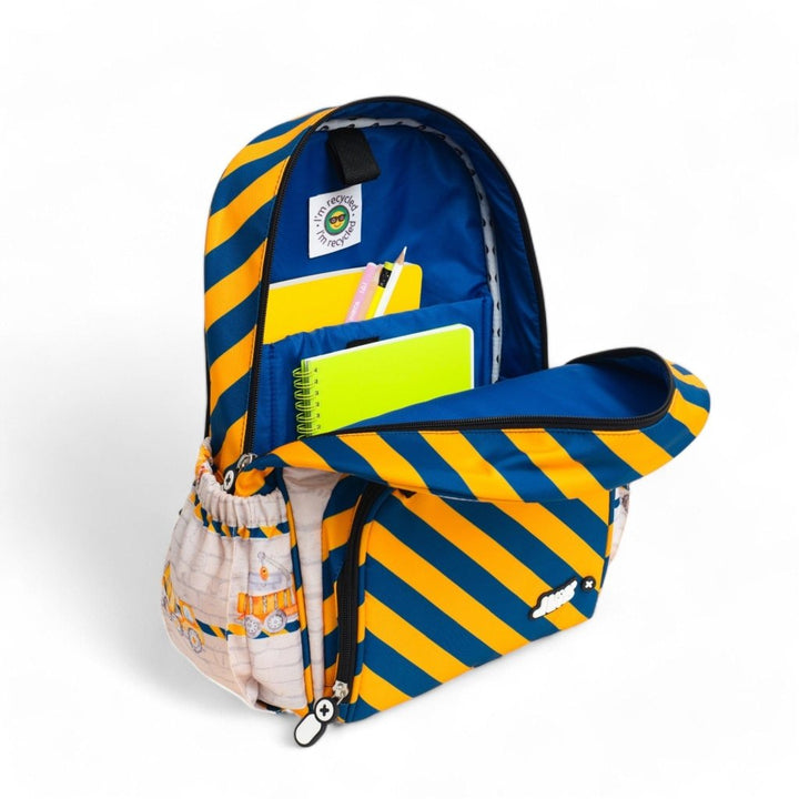 Construction Medium Backpack - Baby Jalebi