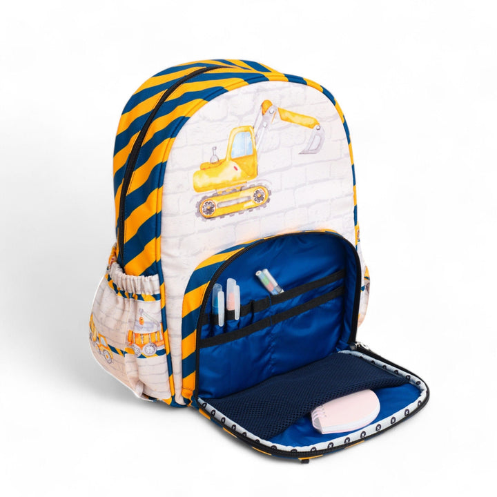 JUICE Construction Medium Backpack Complete Set