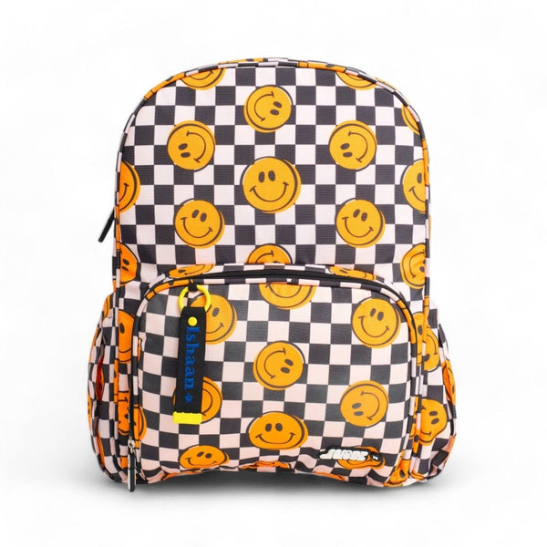 USED Giotto Kids Baby Bebè Backpack Smiley Face Bag Amazon.com: KLWQR Smiley Face Backpack Cute Lightweight  main image 2