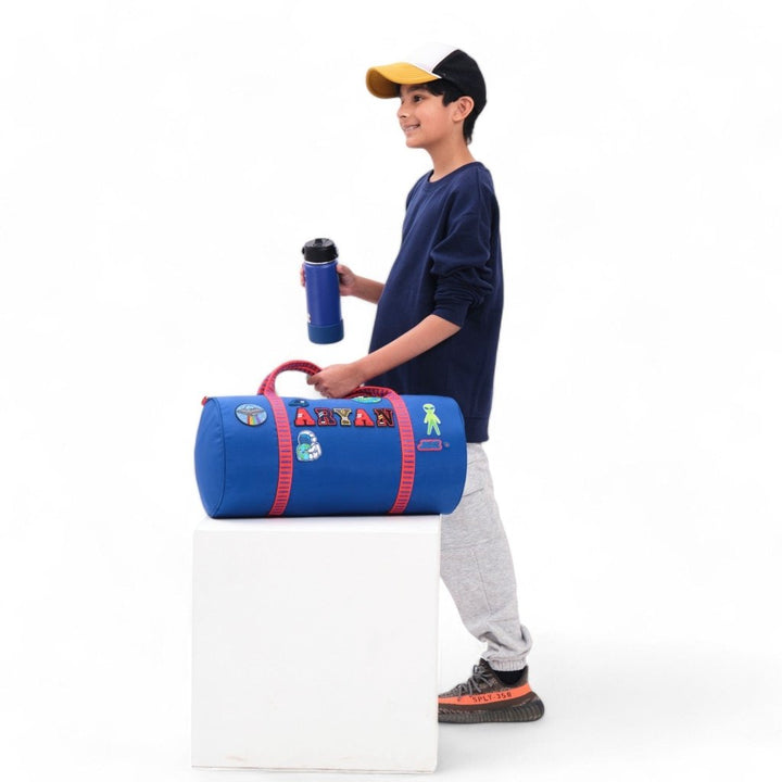 Moji Duffle Bag - Bomba Blue - Baby Jalebi