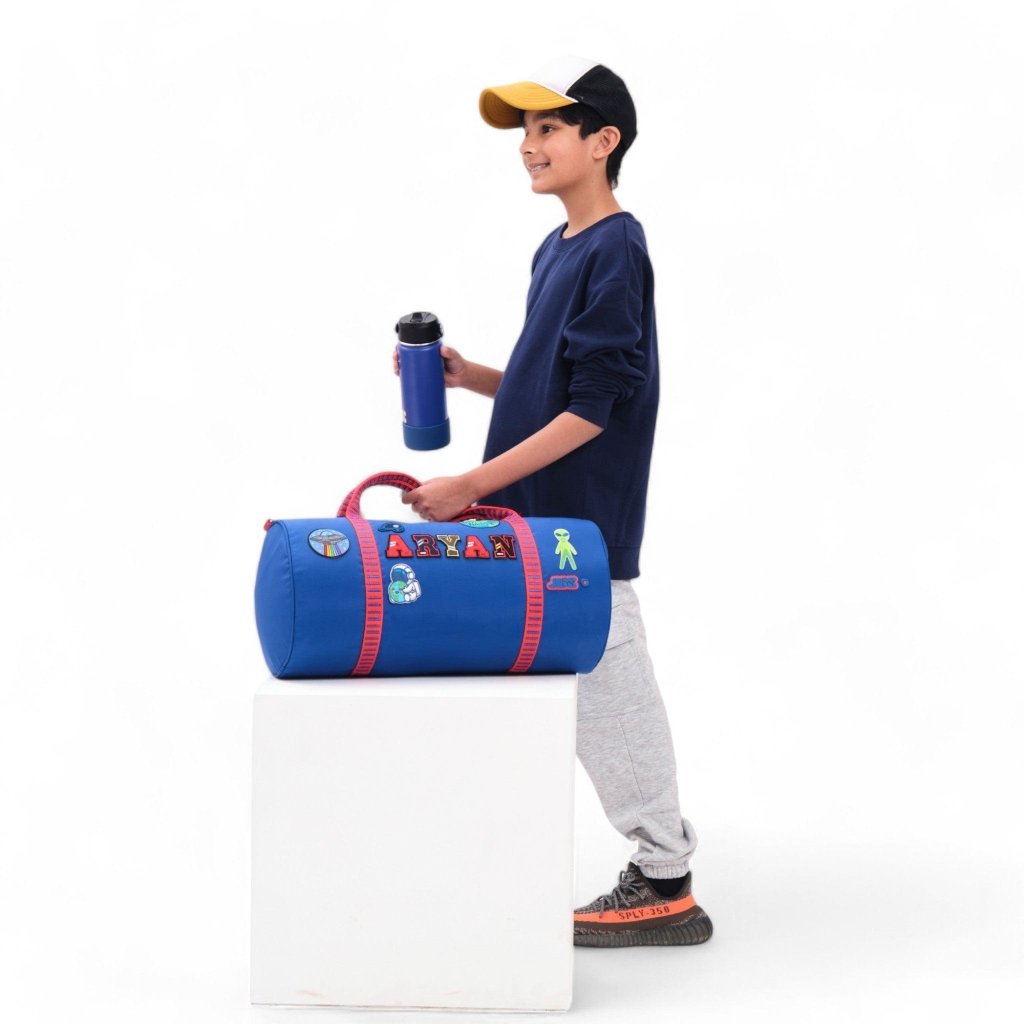 Moji Duffle Bag - Bomba Blue - Baby Jalebi