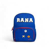 Moji Large Backpack - Bomba Blue - Baby Jalebi