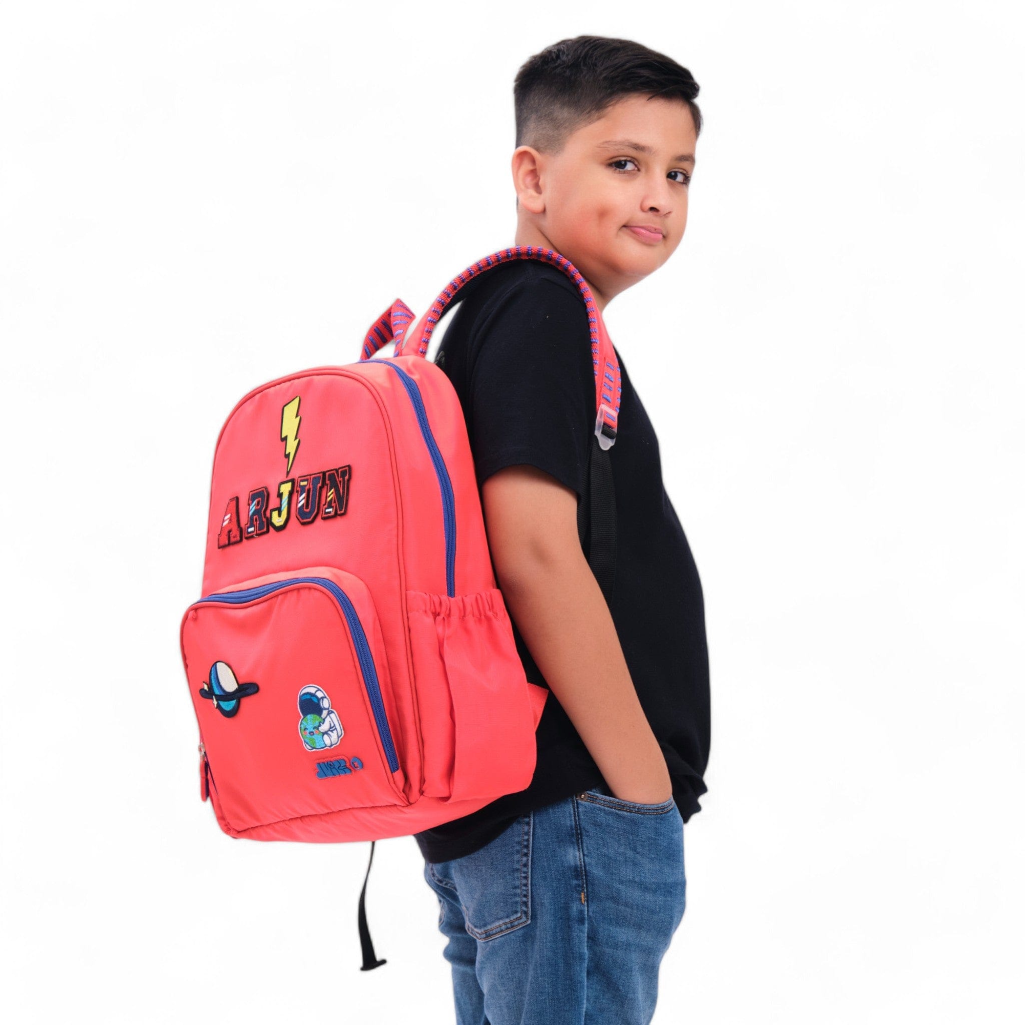JUICE Moji Large Backpack - Fire Red