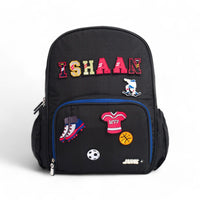 Moji Medium Backpack - Black - Baby Jalebi