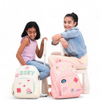 Moji Medium Backpack - Cream - Baby Jalebi