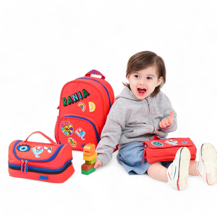 JUICE Moji Small Backpack - Fire Red