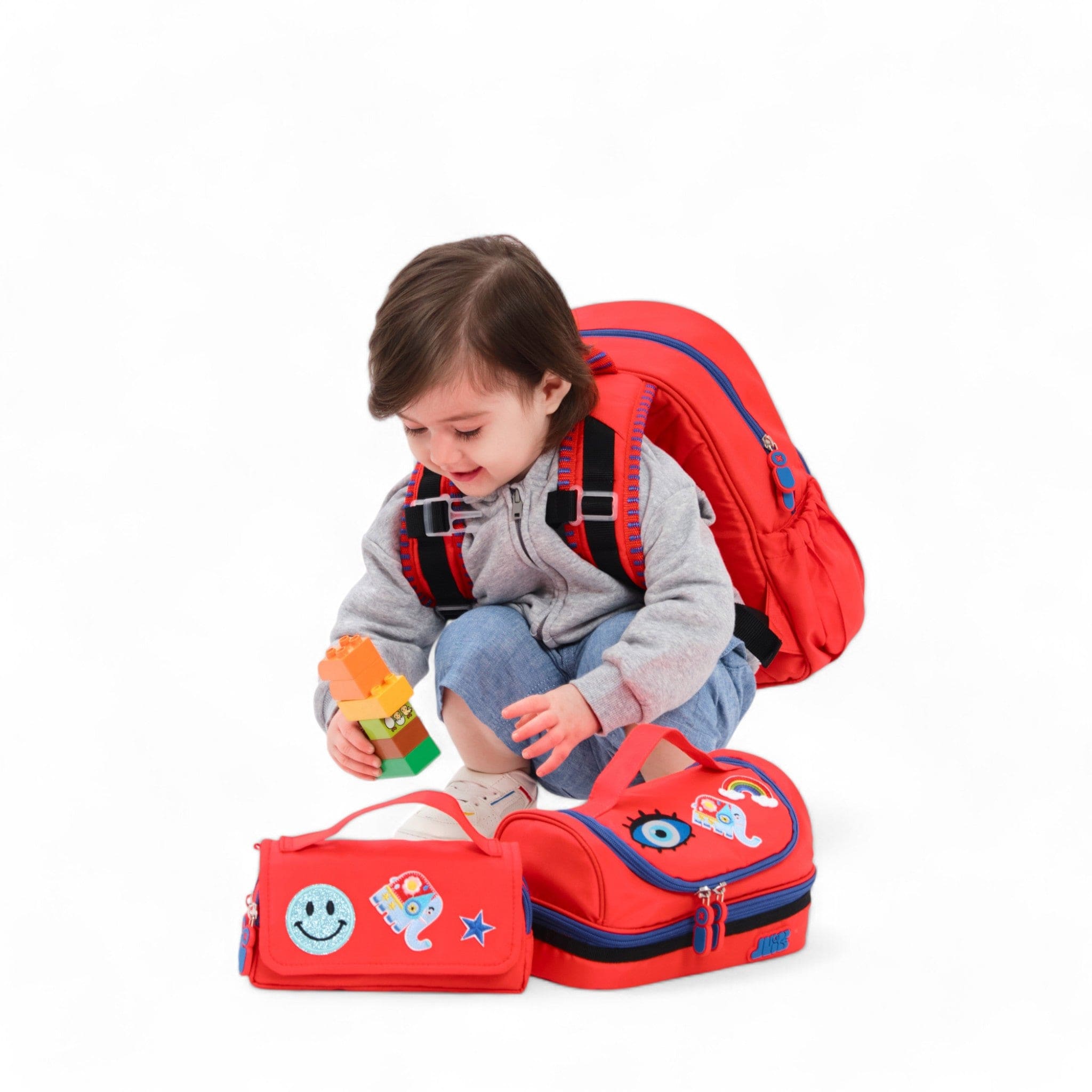 JUICE Moji Small Backpack - Fire Red