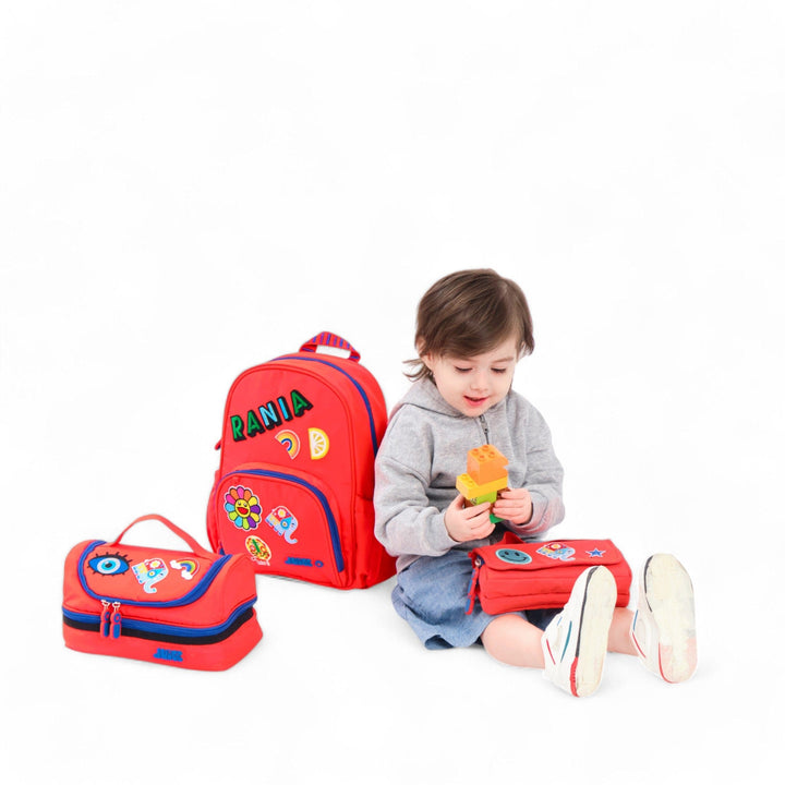 JUICE Moji Small Backpack - Fire Red