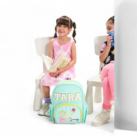 Moji Small Backpack - Mint - Baby Jalebi