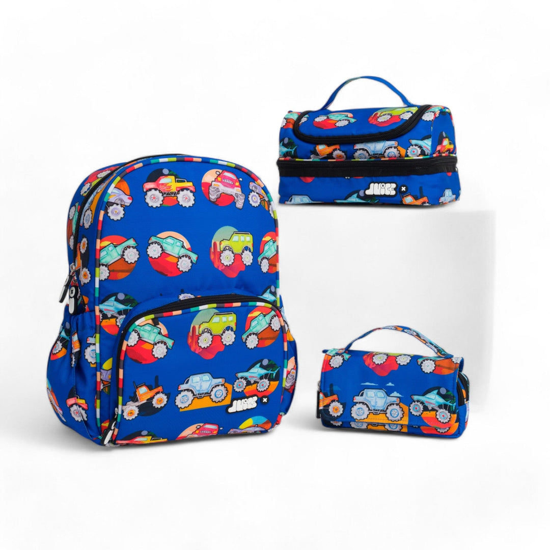 JUICE Monster Truck Medium Backpack Complete Set