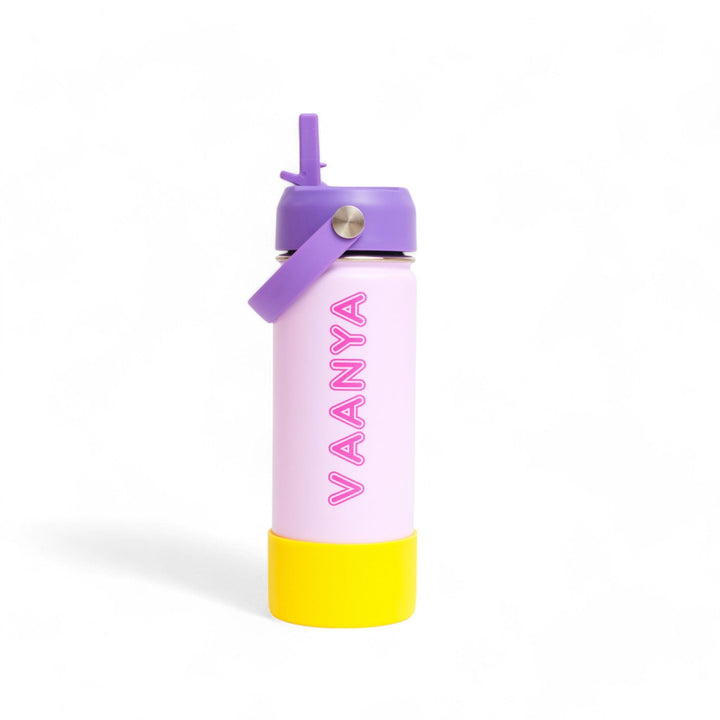 JUICE Water Bottle BIG LILAC BLOK PARTY BOTTLE