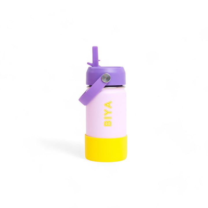 JUICE Water Bottle SMALL LILAC BLOK PARTY BOTTLE