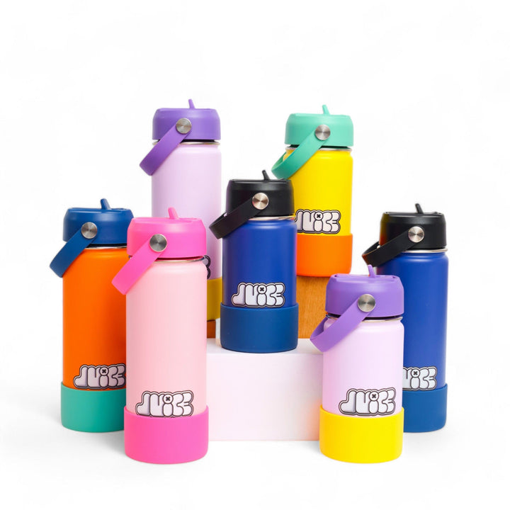JUICE Water Bottle SMALL LILAC BLOK PARTY BOTTLE