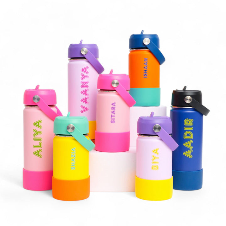 JUICE Water Bottle SMALL LILAC BLOK PARTY BOTTLE
