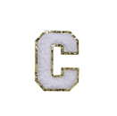 JUICE WHITE FUZZY ALPHABETS C