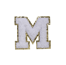 JUICE WHITE FUZZY ALPHABETS M