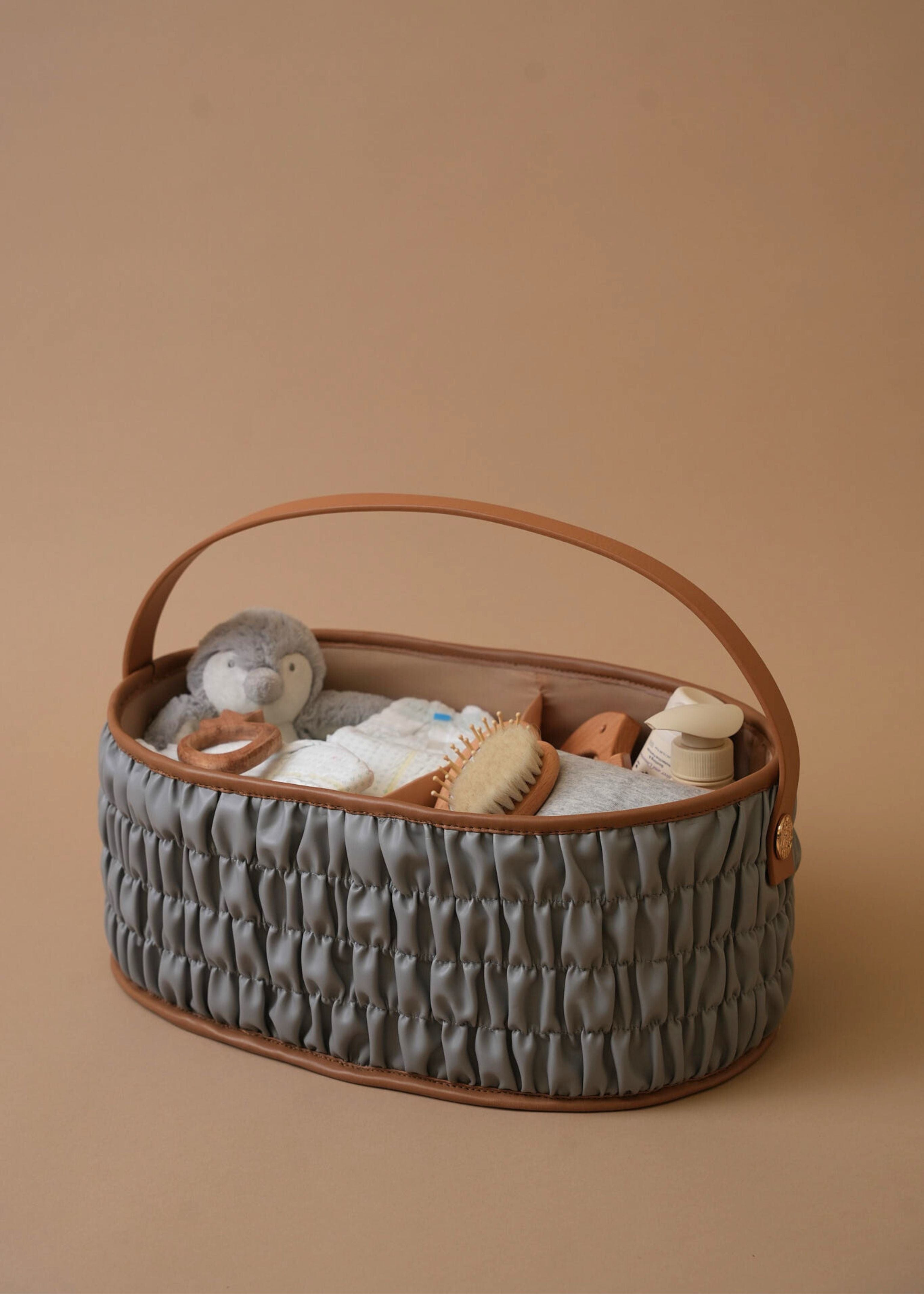 Baby Jalebi Diaper Caddy Gift Bundle Diaper Caddy Gift Bundle - Grey