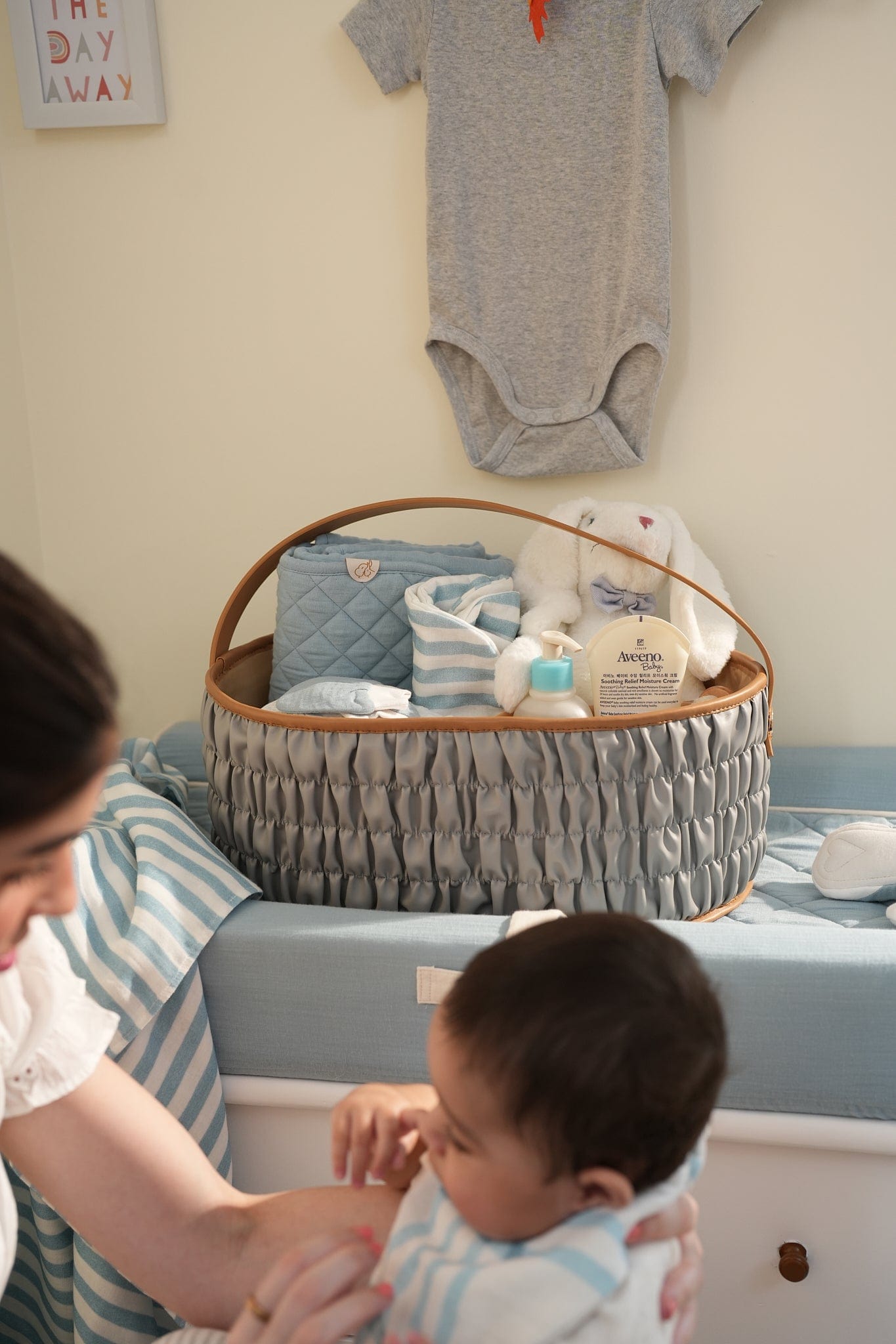 Baby Jalebi Diaper Caddy Gift Bundle Diaper Caddy Gift Bundle - Grey
