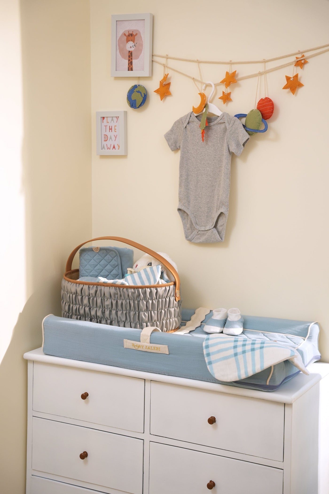 Baby Jalebi Diaper Caddy Gift Bundle Diaper Caddy Gift Bundle - Grey