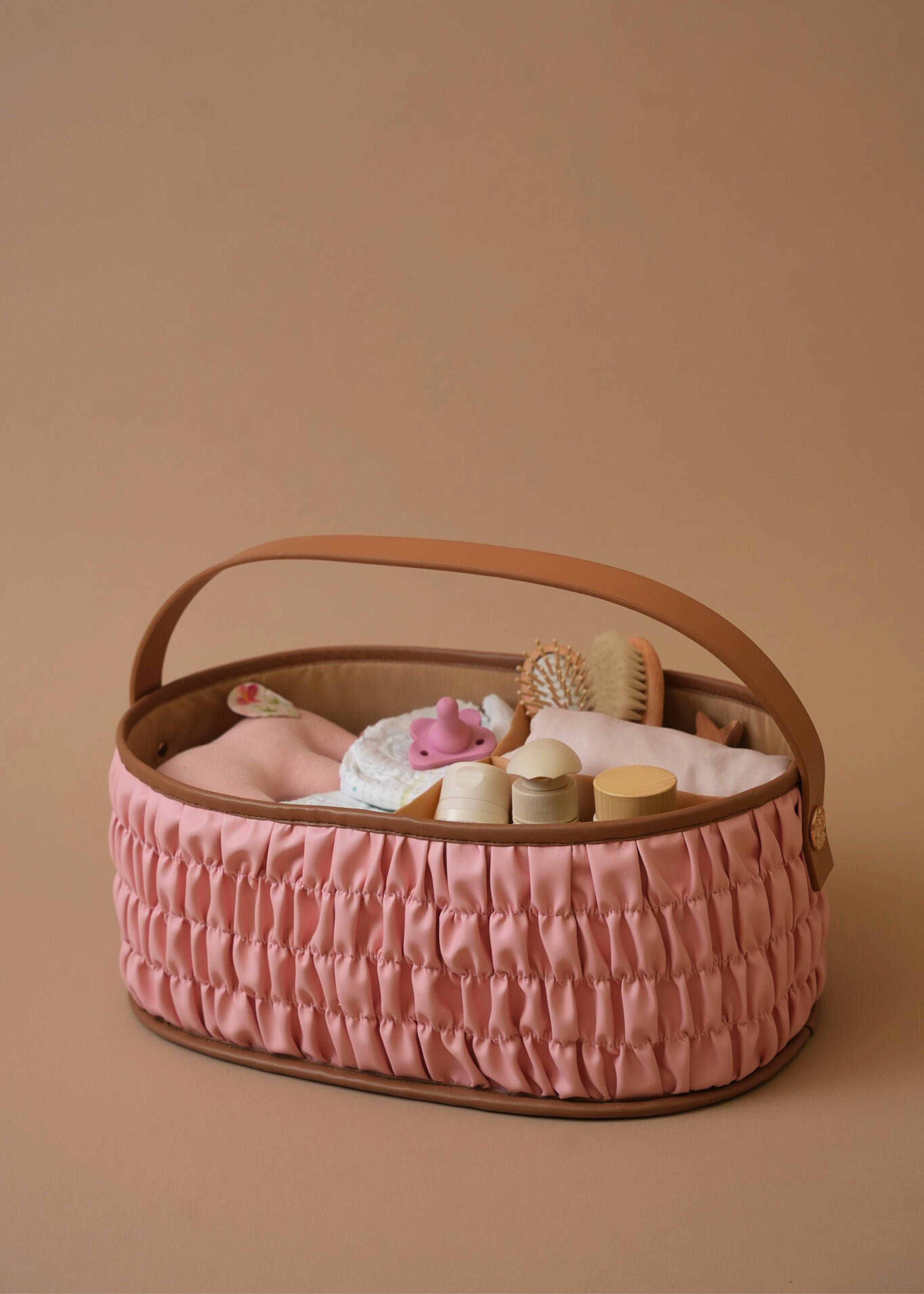 Baby Jalebi Diaper Caddy Gift Bundle Diaper Caddy Gift Bundle - Pink