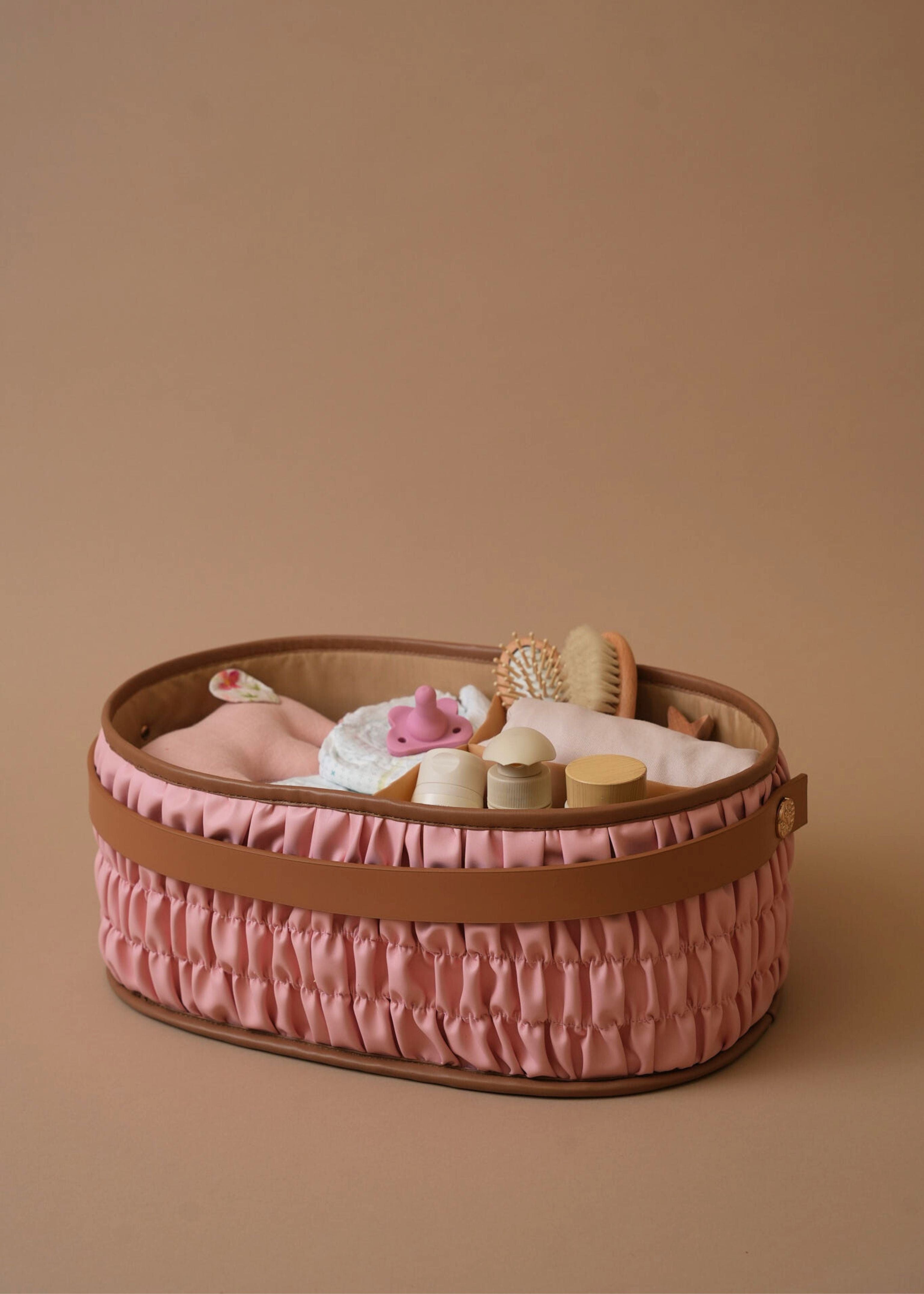 Baby Jalebi Diaper Caddy Gift Bundle Diaper Caddy Gift Bundle - Pink