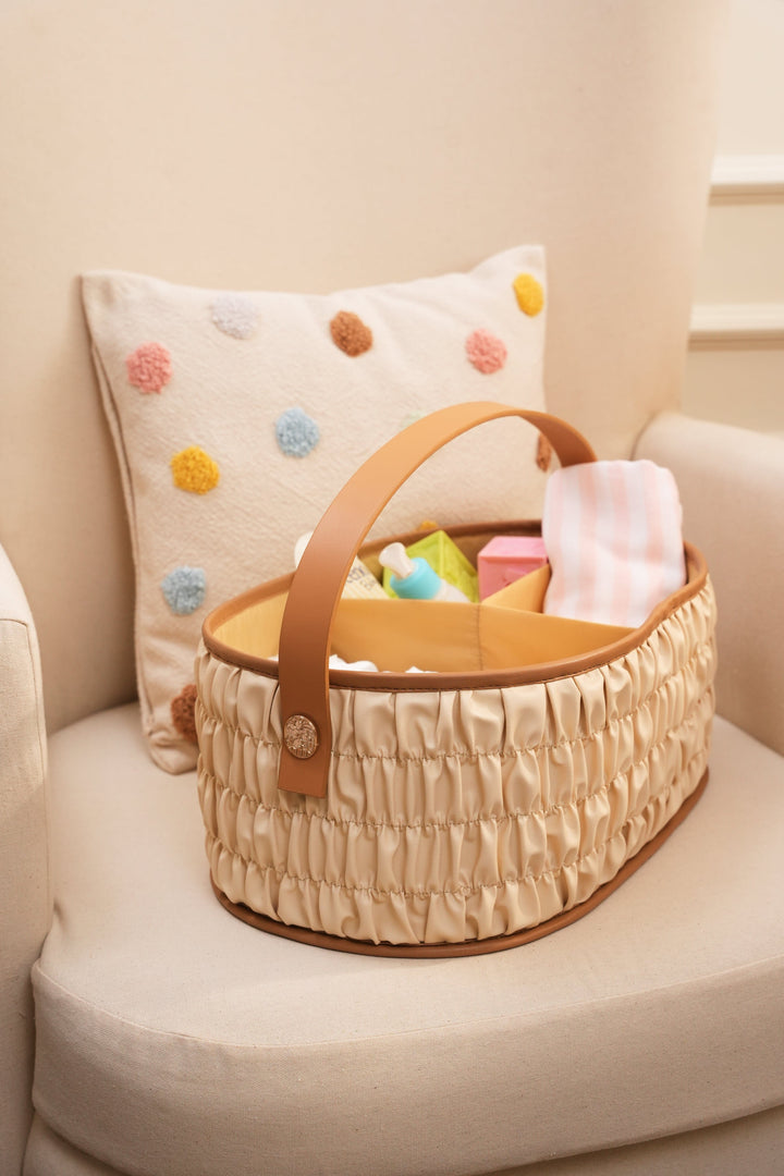 Baby Jalebi Diaper Caddy Gift Bundle Dune Caddy Gift Bundle - Ecru