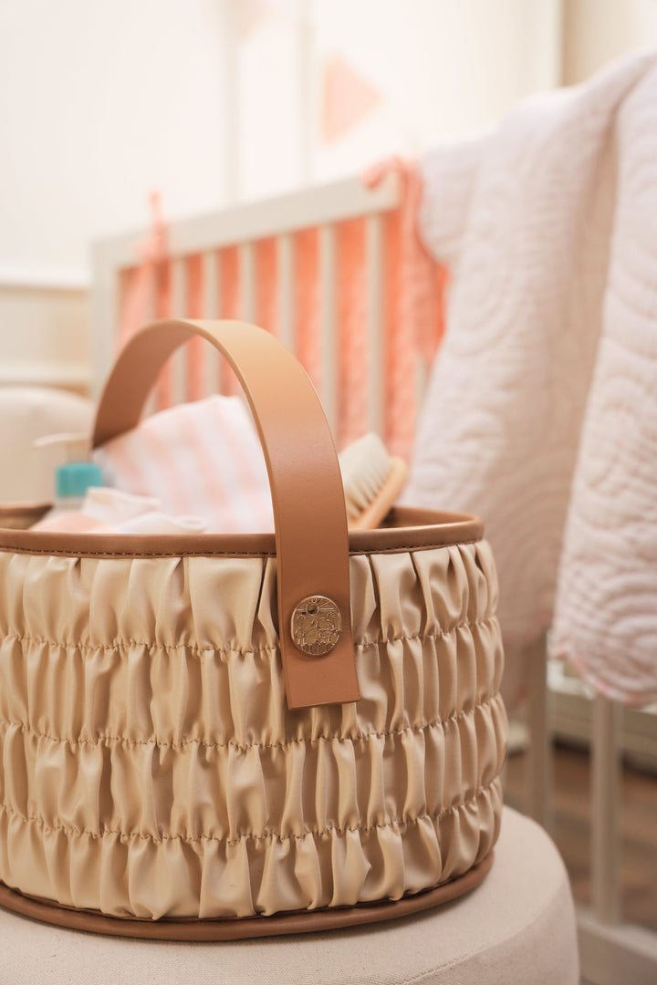 Baby Jalebi Diaper Caddy Gift Bundle Dune Caddy Gift Bundle - Ecru