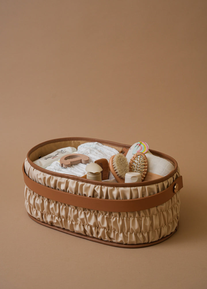 Baby Jalebi Diaper Caddy Gift Bundle Dune Caddy Gift Bundle - Ecru